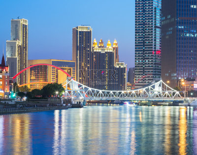 天津市,河流,海河,风景,水